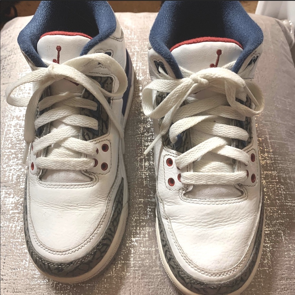 Jordan 3 true blue gs used OBO